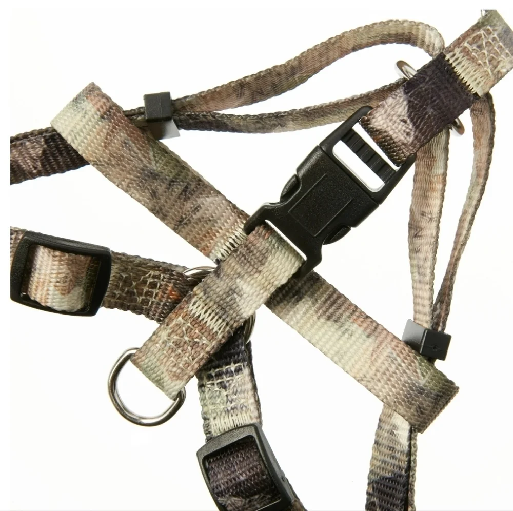 NWT Vibrant Life Polyester Strategy Graph X Camo Step-in Dog Harness